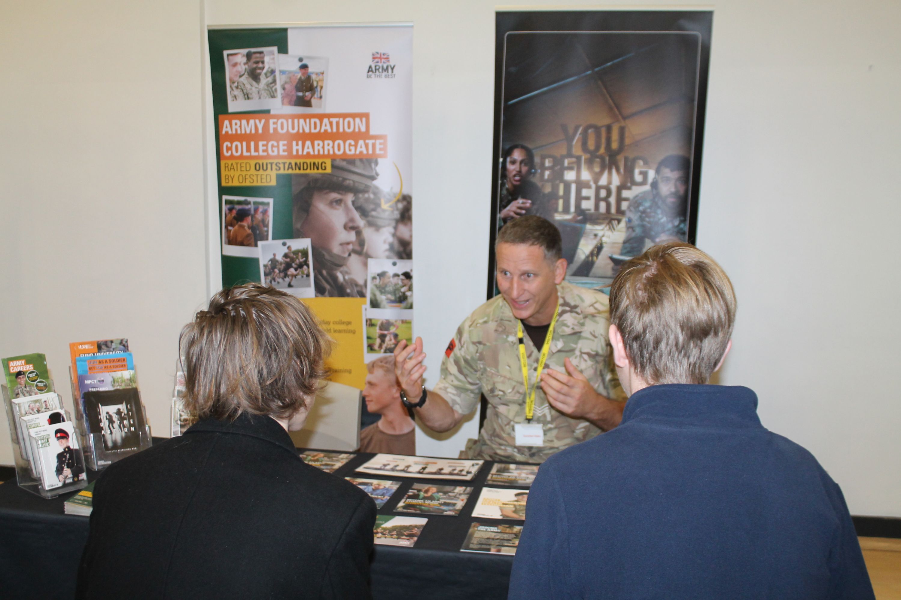 Students at the Year 12 & Year 13 careers event 