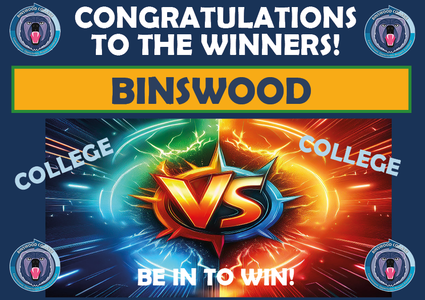 Image of Binswood being the Colleg eiwth the highest attendance in the College Attendance Challengeg 