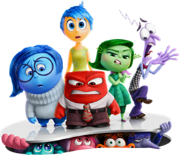 Image of characters from Disney's Inside out 2 film